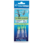 Bajo de línea 5 Tetinas Fosforescentes Anzuelos N°4