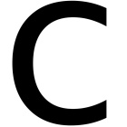 Letras autoadhesivas Euromarine 120mm Color negro - C