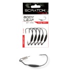 5x BODY LEAF JIG HEAD - 1,5 g - N° 1/0