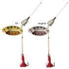 Cucharilla Giratoria Suissex Plomo plateado - n° 1 - 6 gr