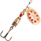 Cucharilla Giratoria Suissex Oro Puntos Rojos - N° 4