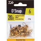 Giratorio con clip Daiwa Mar ES N°4,6,8