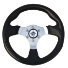 Volantes barco Osculati Tender negro/acero inoxidable pulido Ø 280 mm