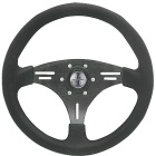 Volante barco MANTA negro/negro 355 mm