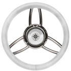Volante barco Osculati Blitz con corona de poliuretano blando blanco 350 mm