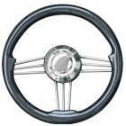 Volante barco Osculati acero inoxidable carbono 350 mm