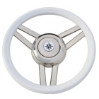 Volante barco Osculati Magnifico 3 radios Ø 350 mm blanco
