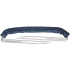Toldo plegable Osculati 3 arcos Ø 22 mm 160/170 cm azul navy