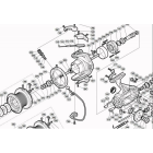 Pieza de repuesto Carrete Daiwa BGRR LT ARK - Pieza n°32 Roller Tornillo 6G195602