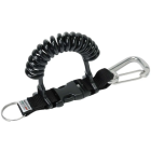 Clip espiral para jacket buceo Bestdivers Clip Strong Roccia - Negro