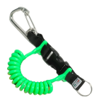 Clip espiral para jacket buceo Bestdivers Clip Strong Roccia - Verde fluorescente