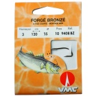 Caña corta de bronce forjado 9408 BZ 120 cm Anzuelos N°1 en Nylon35/100