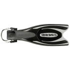 Aletas Cressi Frog Plus Negro/Plateado - M/L (41/44)