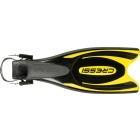Aletas de buceo Cressi Frog Plus Negro/Amarillo - XS/S (35/38)