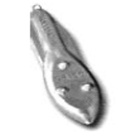 Plomos surfcasting agarre anillo acero inoxidable 60 gr