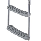 Escalera de acero inoxidable Plastimo para pontón altura del pasamanos 90 mm