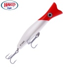 Señuelo De Superficie Halco Roosta Popper 160 H53 White Pelirroja