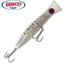 Señuelo De Superficie Halco Roosta Popper 195 H77 White Tiger