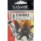 Anzuelo Simple Sasame Chinu Oscuro Black Gancho - n°6 x 20pcs