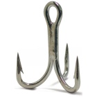 5 Anzuelos VMC 8527 Triple Fish Fighter® 4x Reforzado Peltre Brillante nº 1