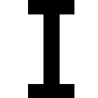 Letras autoadhesivas Plastimo 18 cm - Color blanco - I