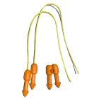 Inserto Denty Spearfishing para el montaje de gomas - Naranja