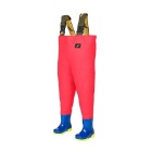 Petos para niños rojos con botas de la Marina, talla 30-31