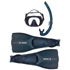 Kit Snorkel Beuchat Atoll - Ultra Azul - 42/43