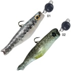 Señuelo Blando Surnat montado en DLS 6 cm ALE 01 PERCA ABLETA  6CM