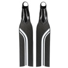 Aletas apnea Molchanovs Pro Bifins 3 Carbon Blancas - Medium - Estándar - Talla 45