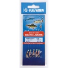 Micro Larvas 5 Anzuelos N° 6 30/100 Rosa Pala