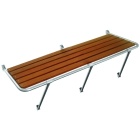 Plataforma de acero inoxidable Cape Horn- 550X2000 mm