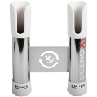 Portacañas Seanox Doble - Acero inoxidable blanco