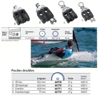 Doble polea - Una polea de fricción de ojo fijo