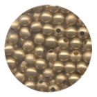 1000 Cuentas de latón de 4 mm y Ø interior de 1,5 mm