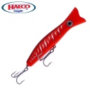 Señuelo De Superficie Halco Roosta Popper 105 R18 Red Tiger