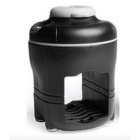 Base Railblaza para tubo cuadrado redondo negro