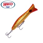 Señuelo De Superficie Halco Roosta Popper 135 H70 King Brown