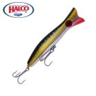 Señuelo De Superficie Halco Roosta Popper 135 H71 Yellow Fin