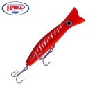 Señuelo De Superficie Halco Roosta Popper 135 R18 Red Tiger