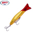 Señuelo De Superficie Halco Roosta Popper 160 H78 Red Neck