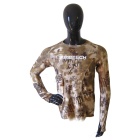 Camiseta mimética Cryptik - Café - L