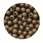 1000 cuentas de latón recocido de 4 mm y Ø interior de 1,5 mm