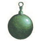 25 Plomos bulfish N°1 sin forro con anilla 50 gr