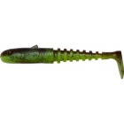 Señuelo blando Savage Gear Gobster Shad - 11,5cm Amarillo perla verde