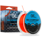 Nylon de pesca C&C Fishing Sea & Surfcast - Fluo red 300 m / 0,40 mm