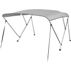 Toldo bimini 3 arcos Cape Horn Luxe 183X 185 to 198 X117 - Gris claro