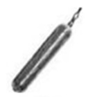 10 Plomos drop tiro cylindre 2 gr