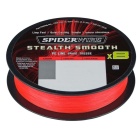 Hilo trenzado pesca Spiderwire Stealth Smooth X8 Rojo - 300 m 33/100 38,1 kg