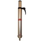 Pie telescópico de acero inoxidable